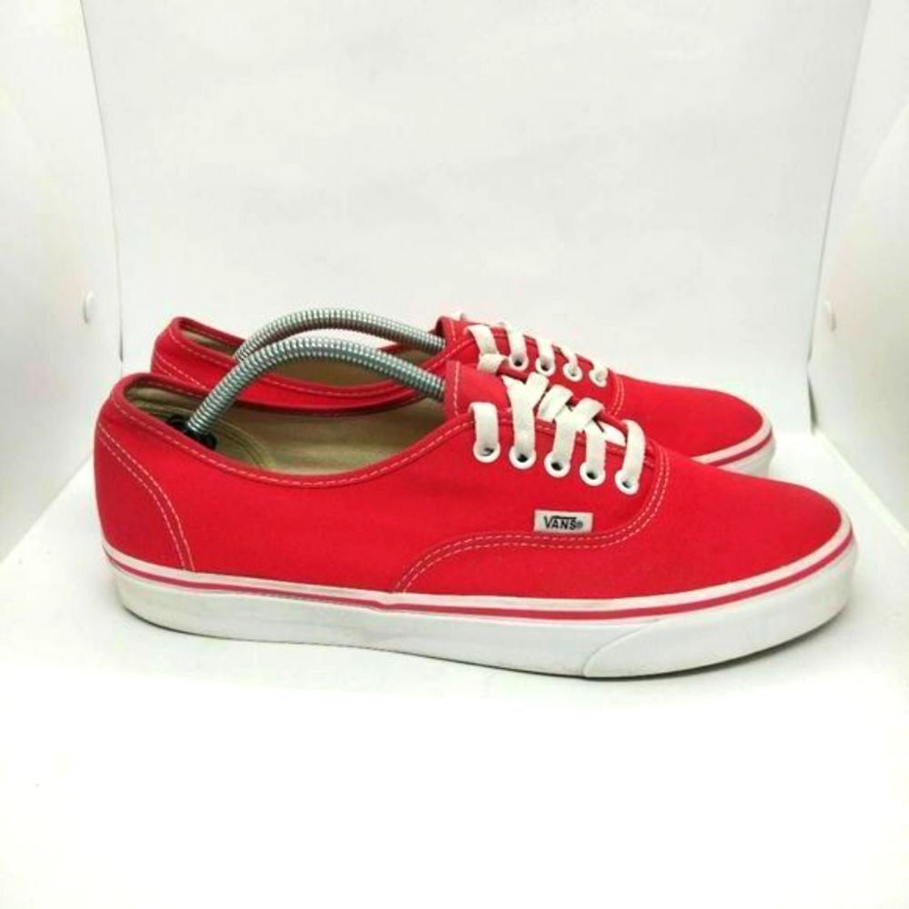 Vans Off The Wall Skateboard Sneakers Mens Size 11.5 Red Shoes Casual Vans‎